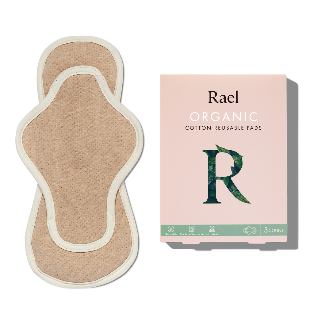Organic Cotton Reusable Menstrual Pads - 3 Count P6
