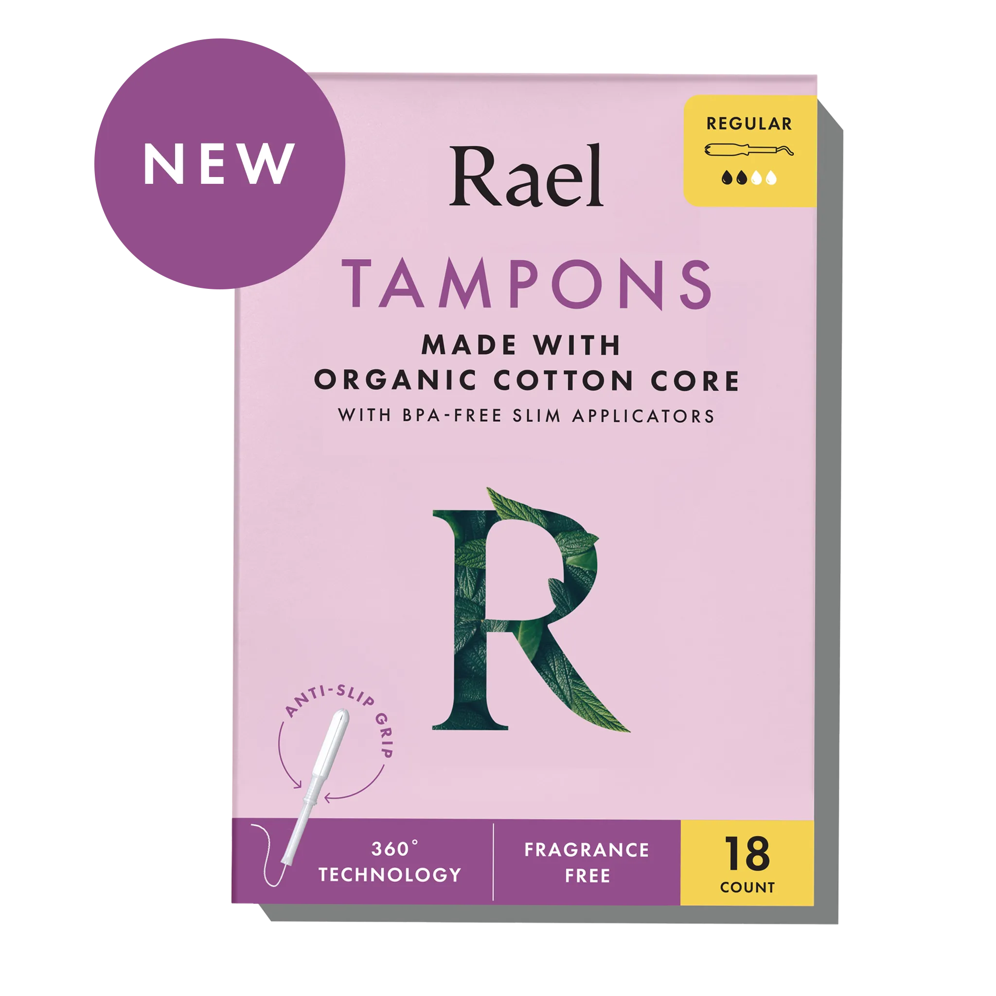 Regular Slim Applicator Tampons Made With Organic Cotton S0