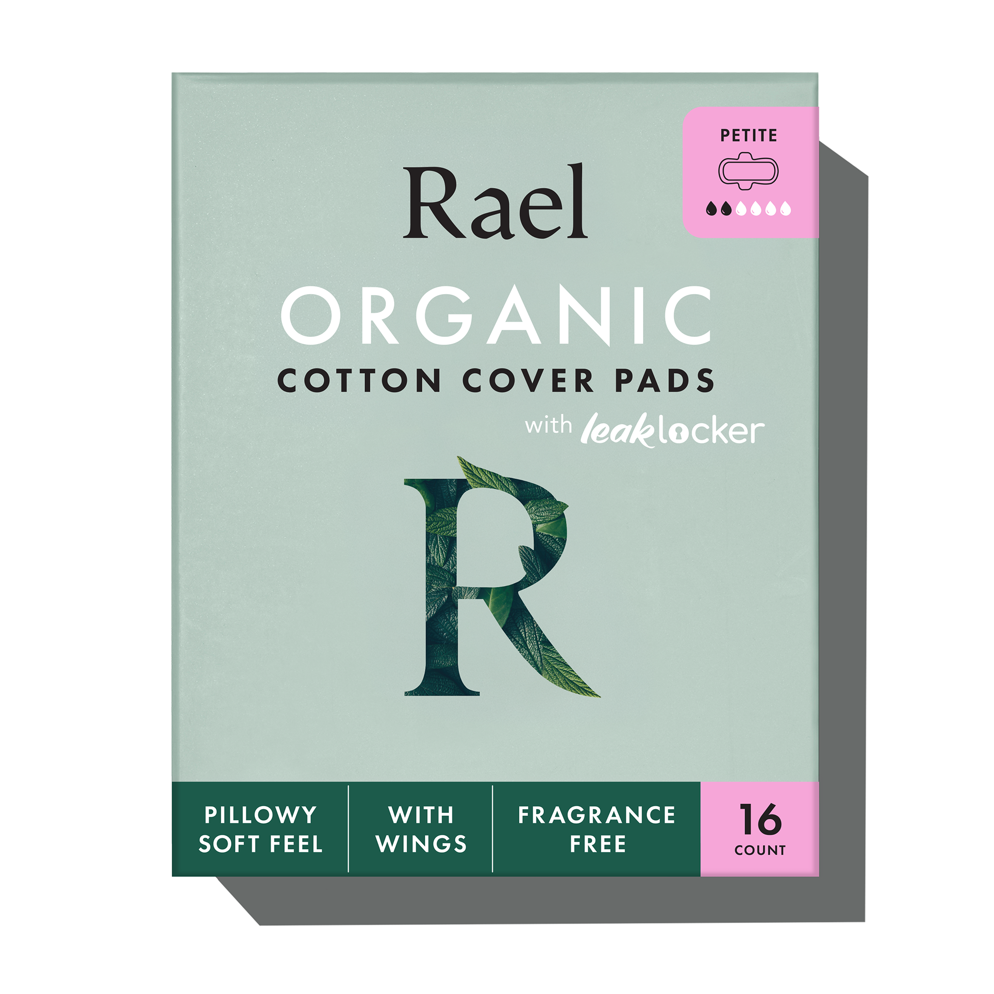 Petite Organic Cotton Cover Pads With Wings K2