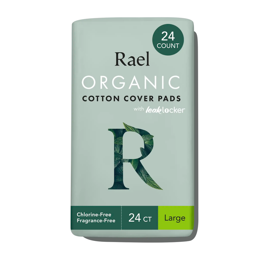 Large Organic Cotton Cover Pads With Wings J4