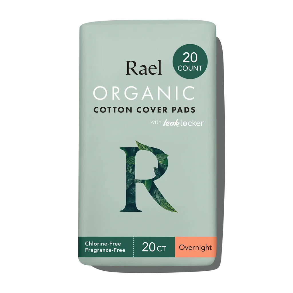 Overnight Organic Cotton Cover Pads With Wings H3