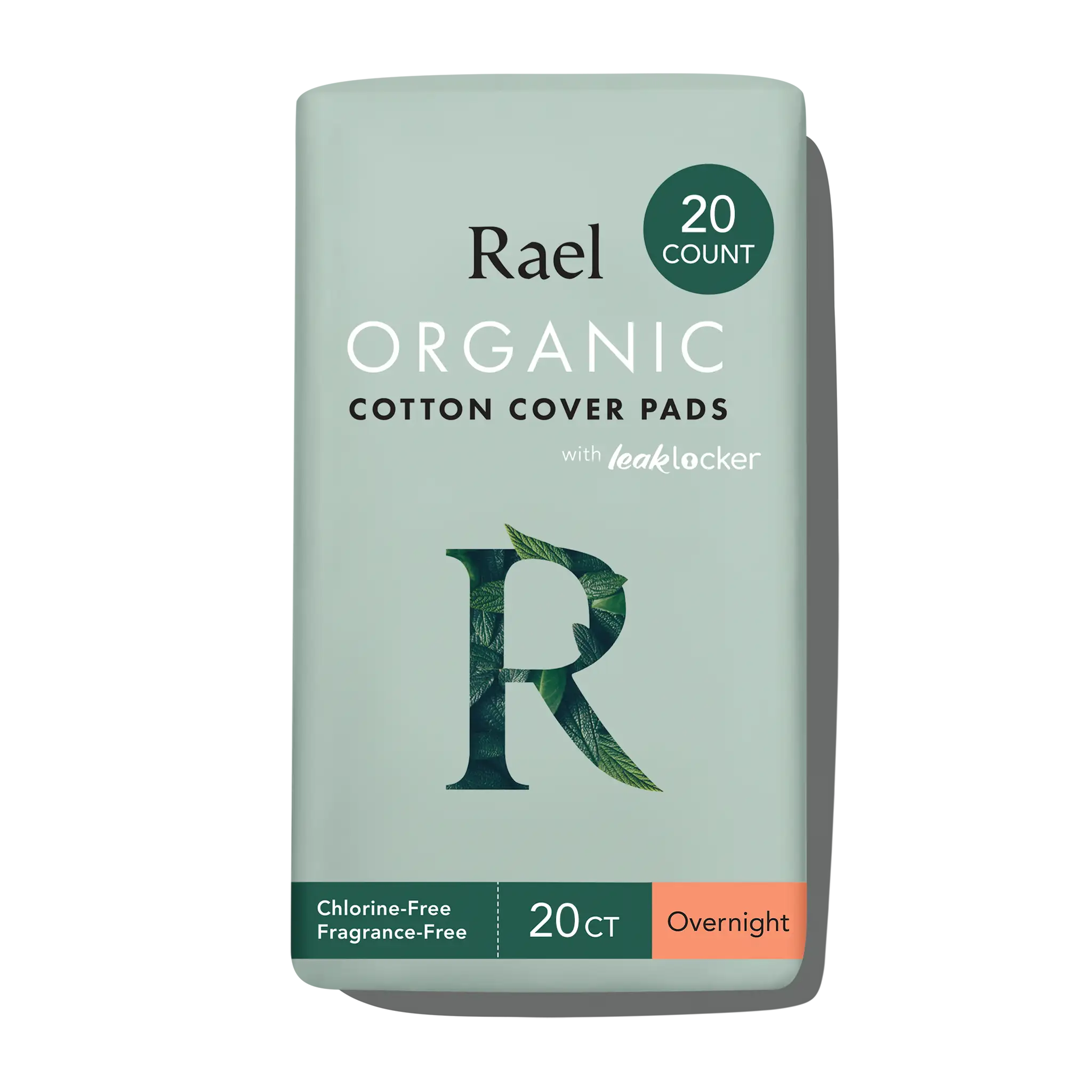 Overnight Organic Cotton Cover Pads With Wings H3