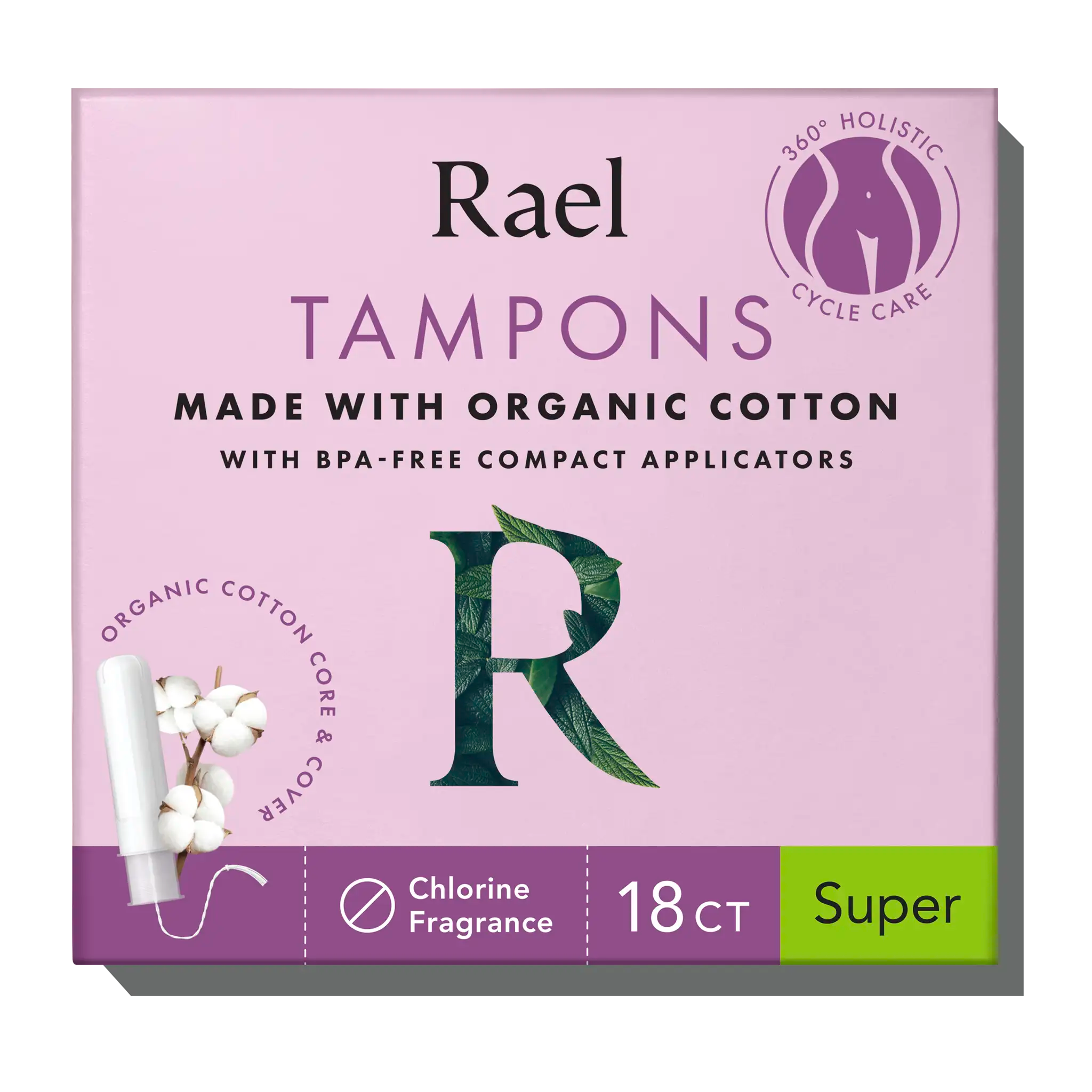 Super Compact Tampons Made With Organic Cotton W1