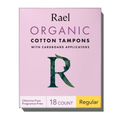 Regular Cardboard Applicator Tampons Made With Organic Cotton V7