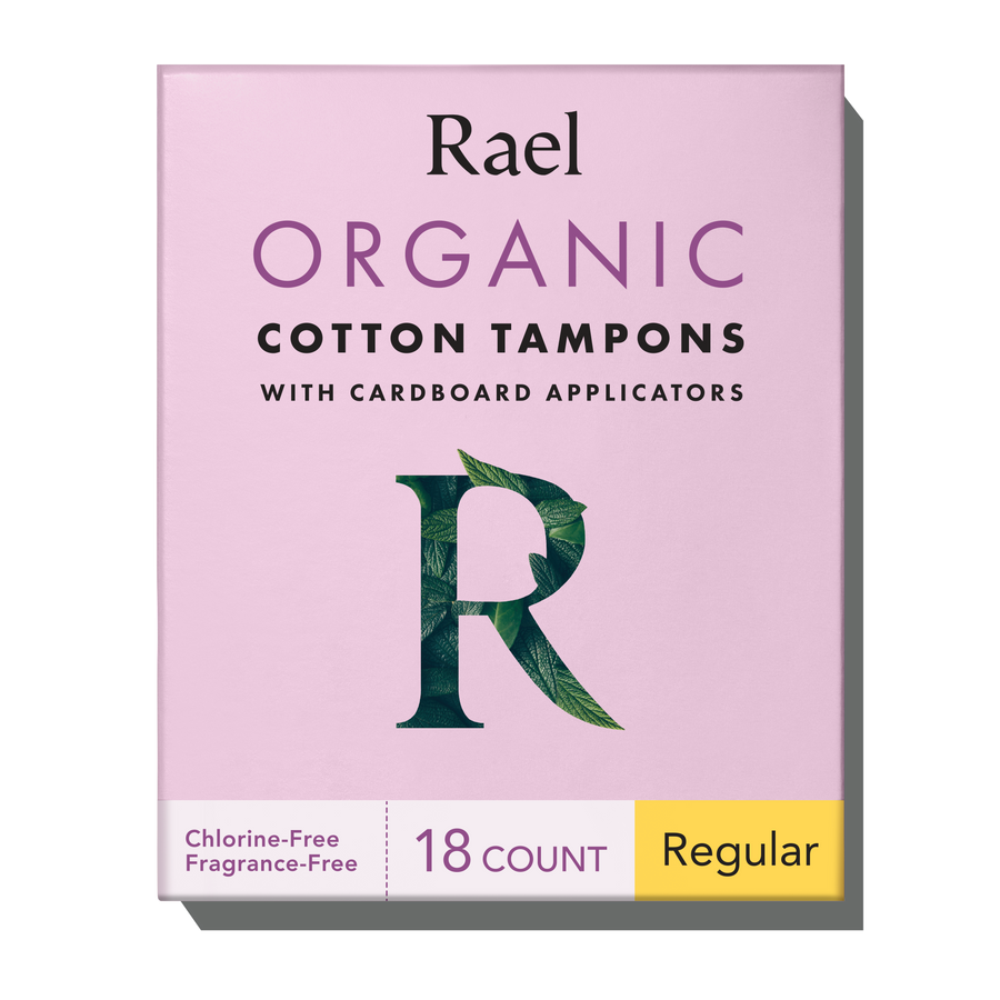 Regular Cardboard Applicator Tampons Made With Organic Cotton V7