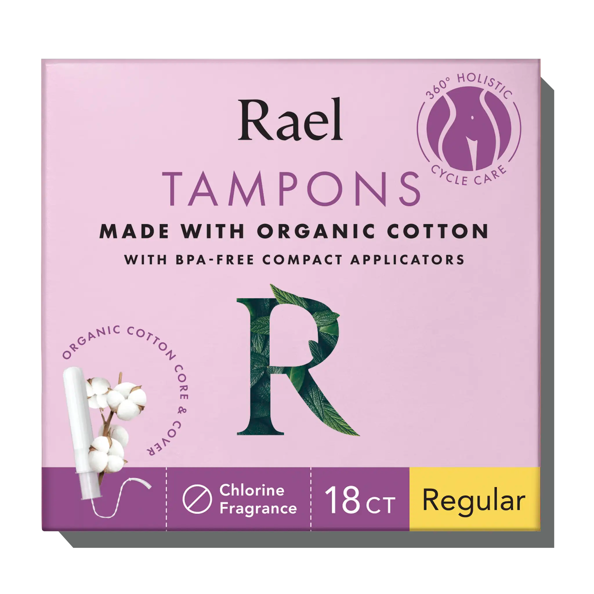 Regular Compact Tampons Made With Organic Cotton Q4