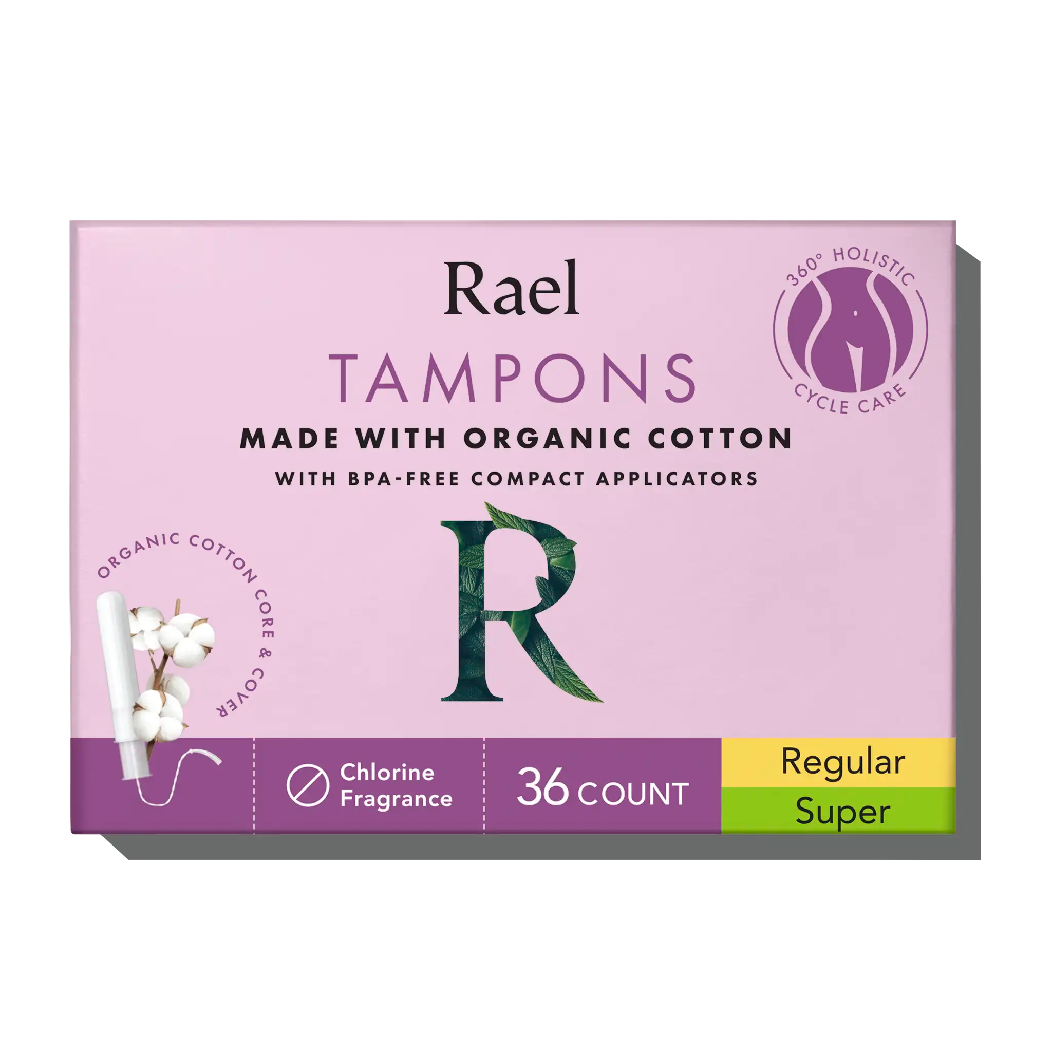 Compact Tampons Made With Organic Cotton Value Pack P8