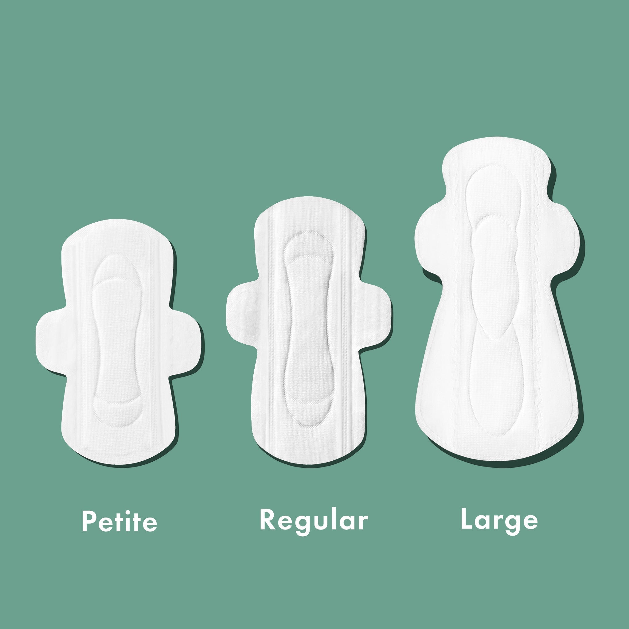 Petite Organic Cotton Cover Pads With Wings K2