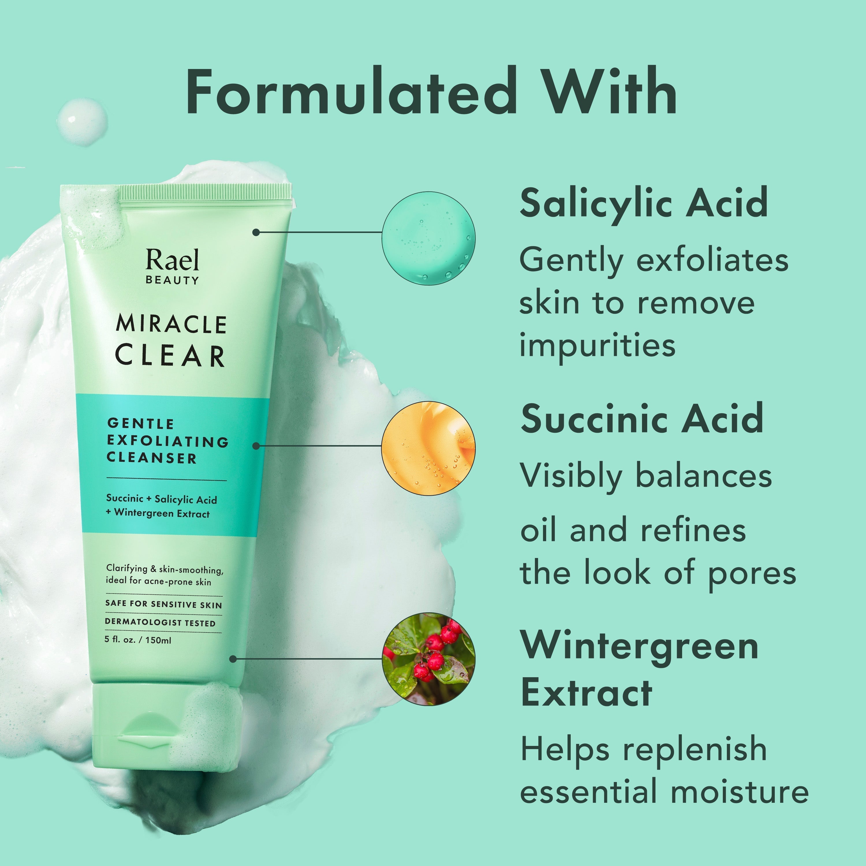 Miracle Clear Gentle Exfoliating Cleanser G9
