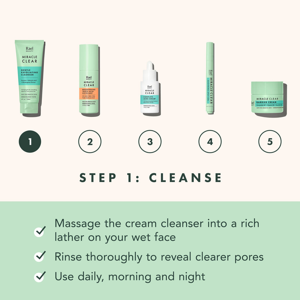 Miracle Clear Gentle Exfoliating Cleanser G9