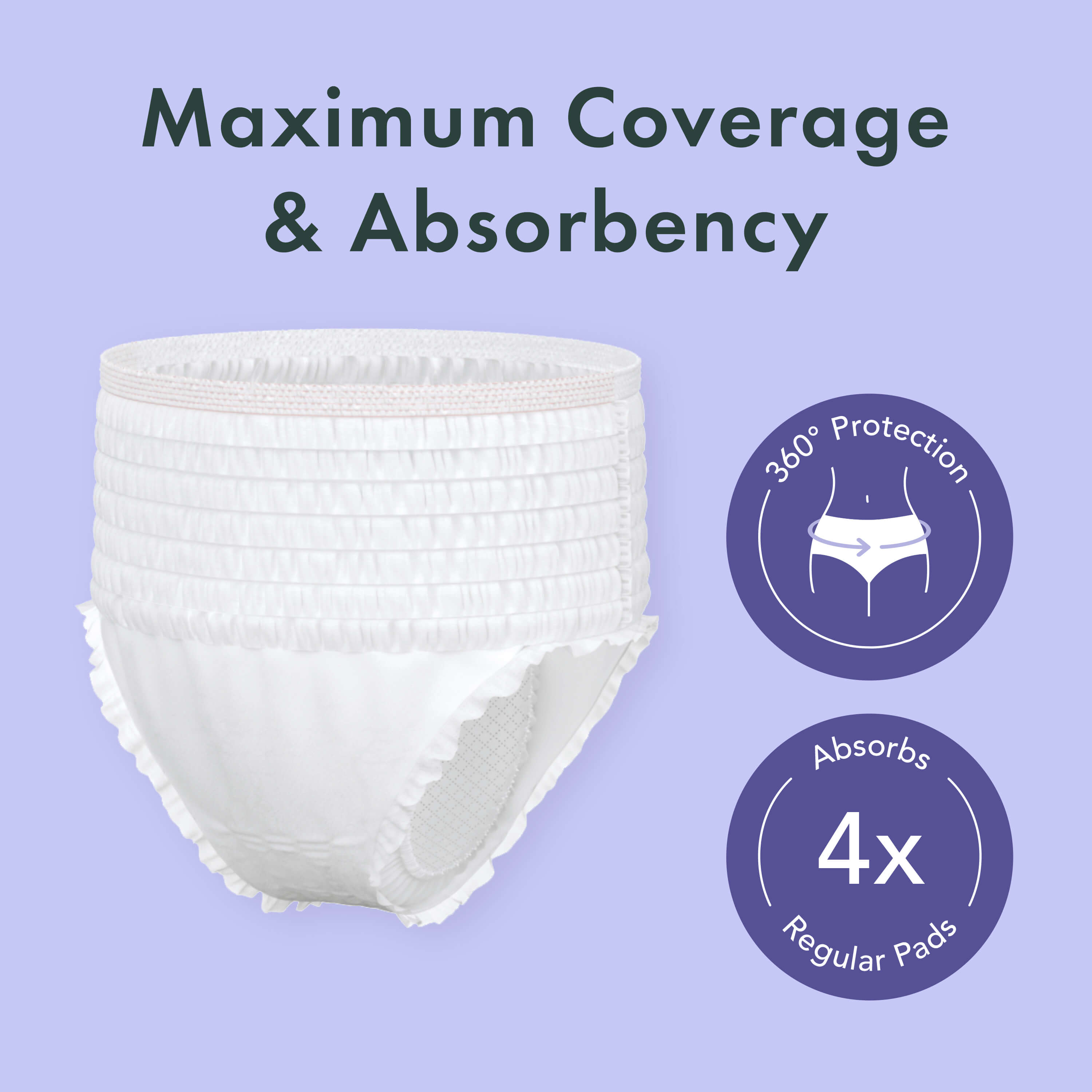 Disposable Period Underwear Made With Organic Cotton C0