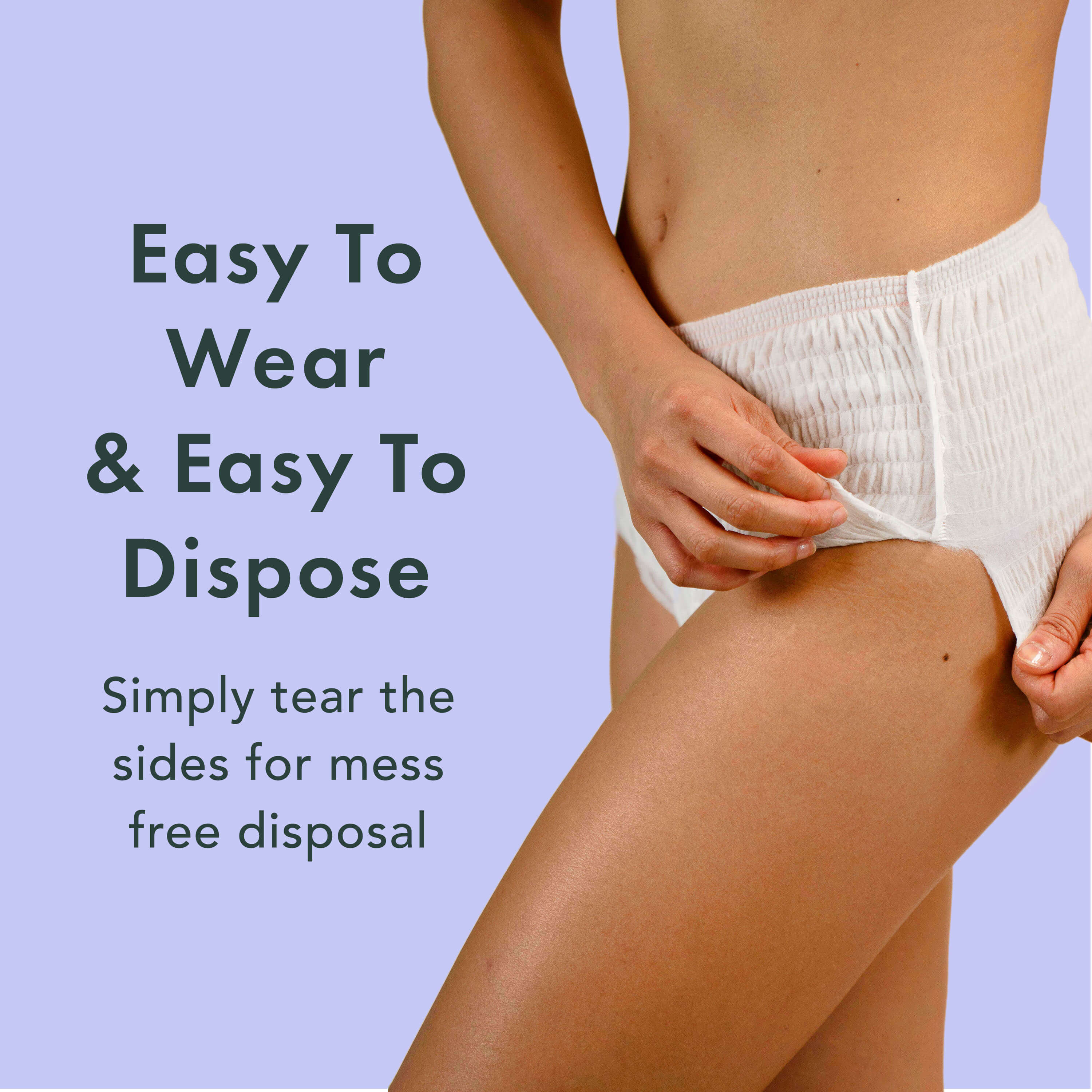 Disposable Period Underwear Made With Organic Cotton C0