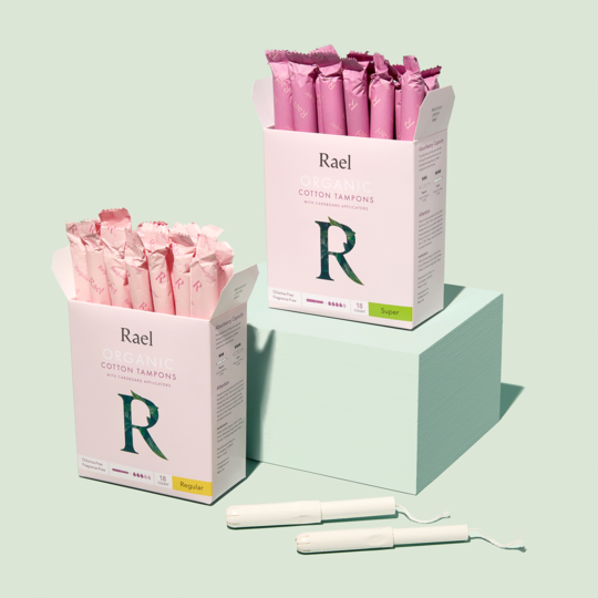 Super Cardboard Applicator Tampons Made With Organic Cotton C4
