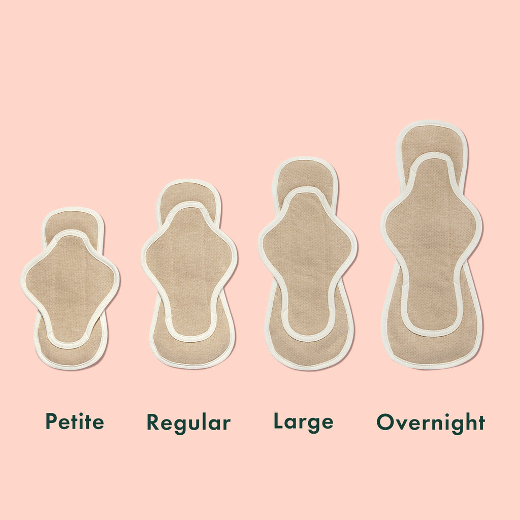 Organic Cotton Reusable Menstrual Pads - 3 Count P6