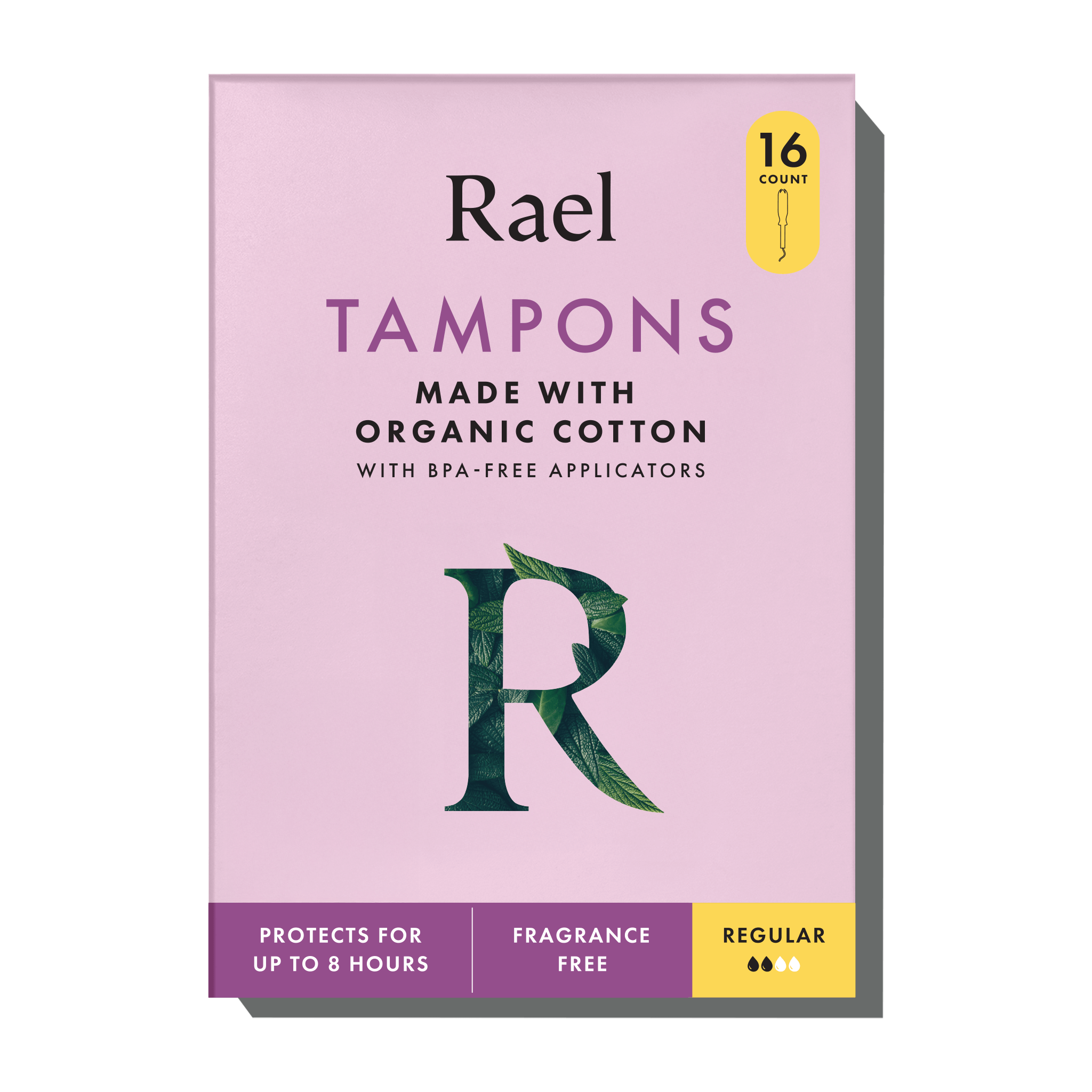 Regular Tampons Made With Organic Cotton E8