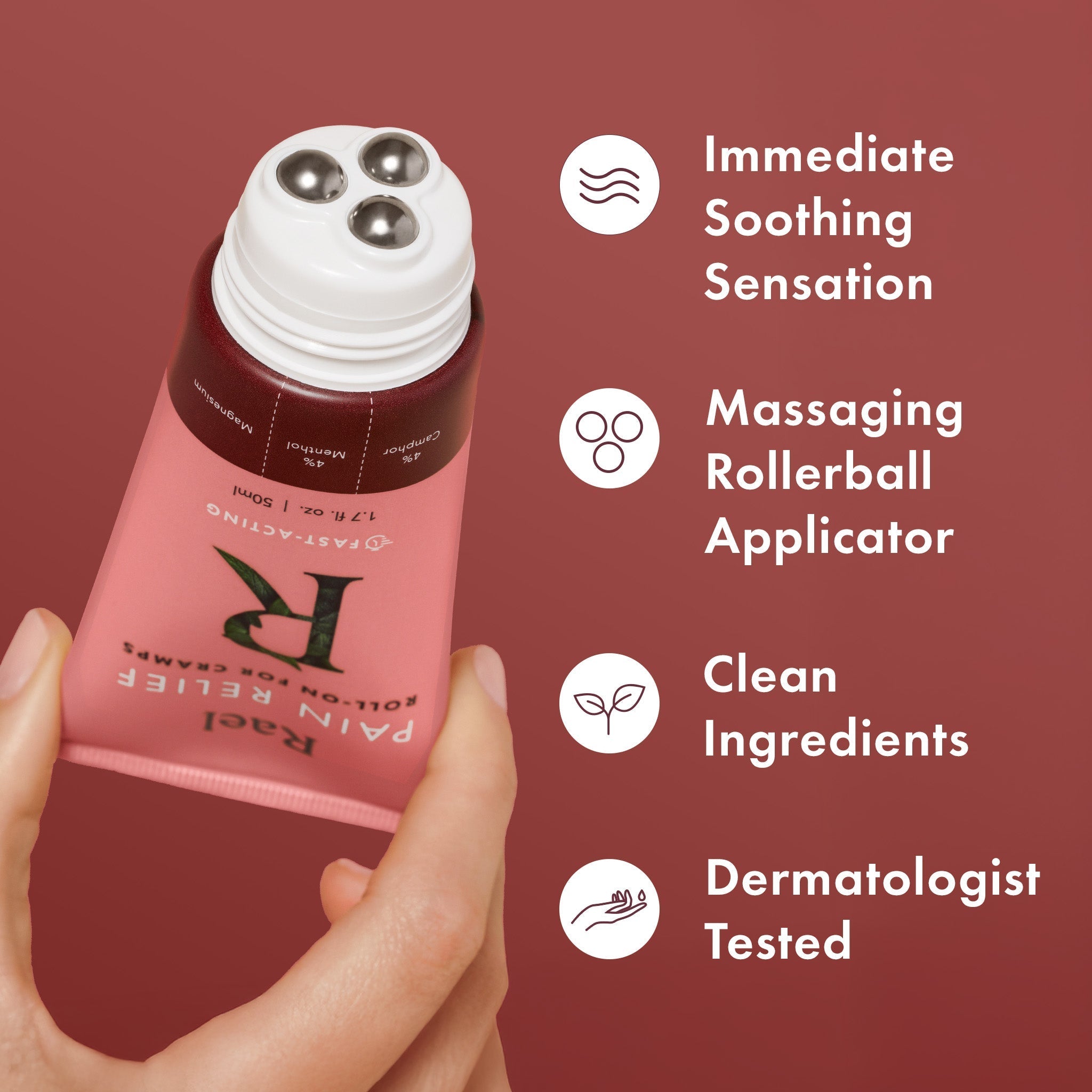 Pain Relief Roll-On for Cramps U0