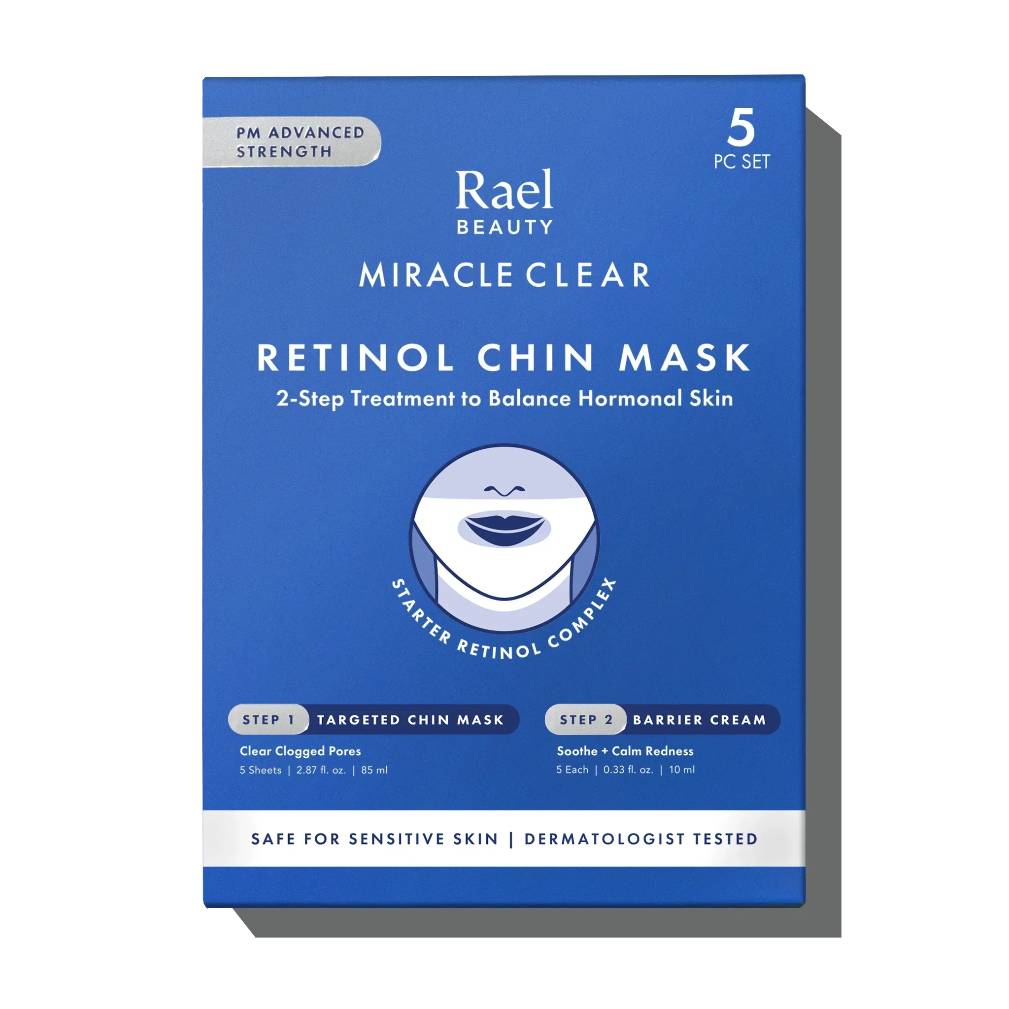 Miracle Clear Retinol Chin Mask 5-Pack Set U7