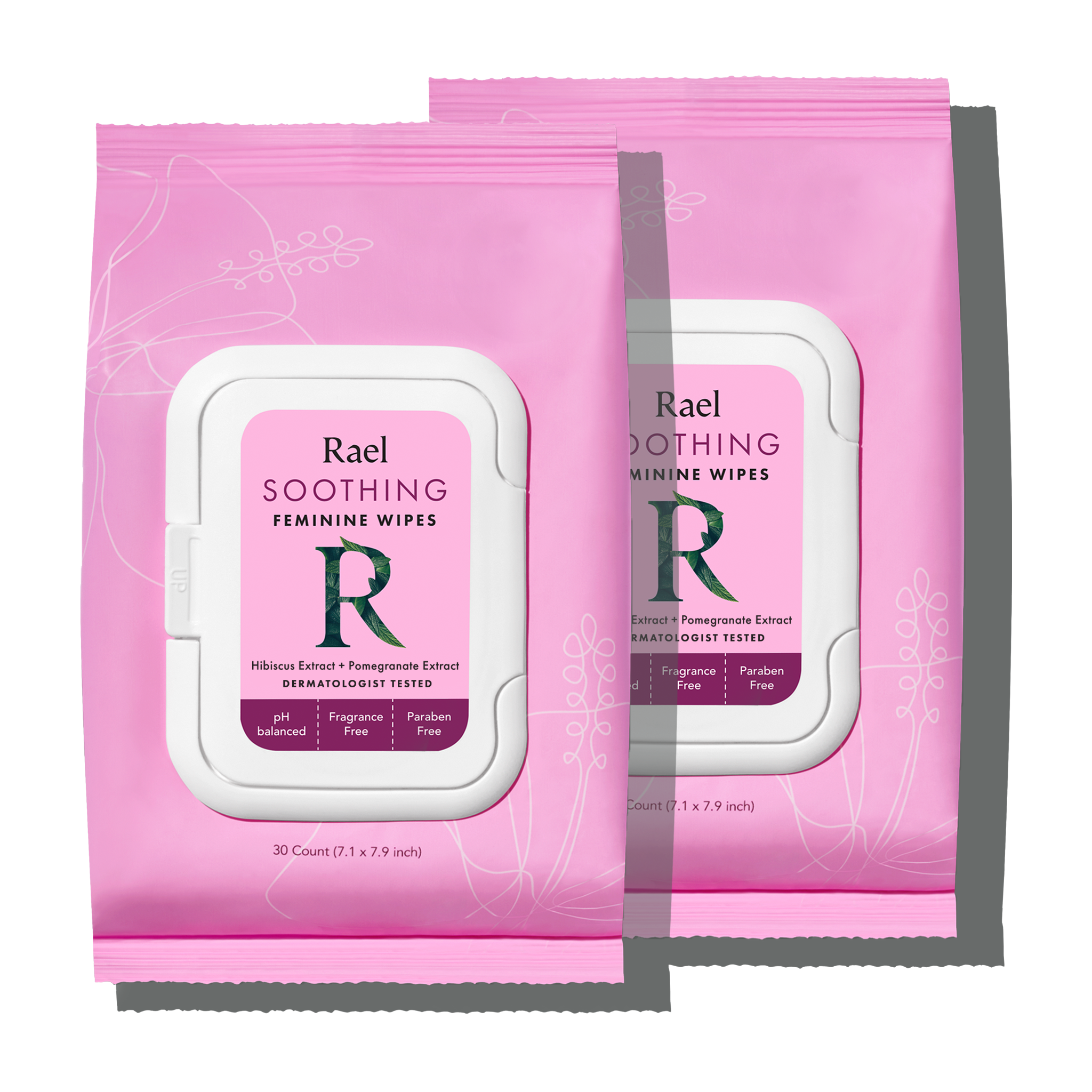 Soothing Feminine Wipes - 2 Pack C8