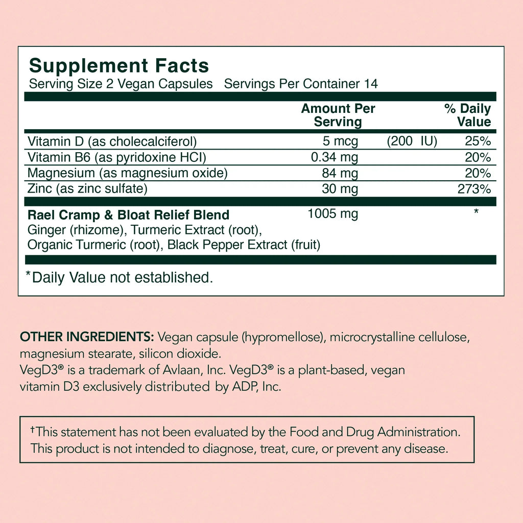 PMS Cramp & Bloat Supplement T0