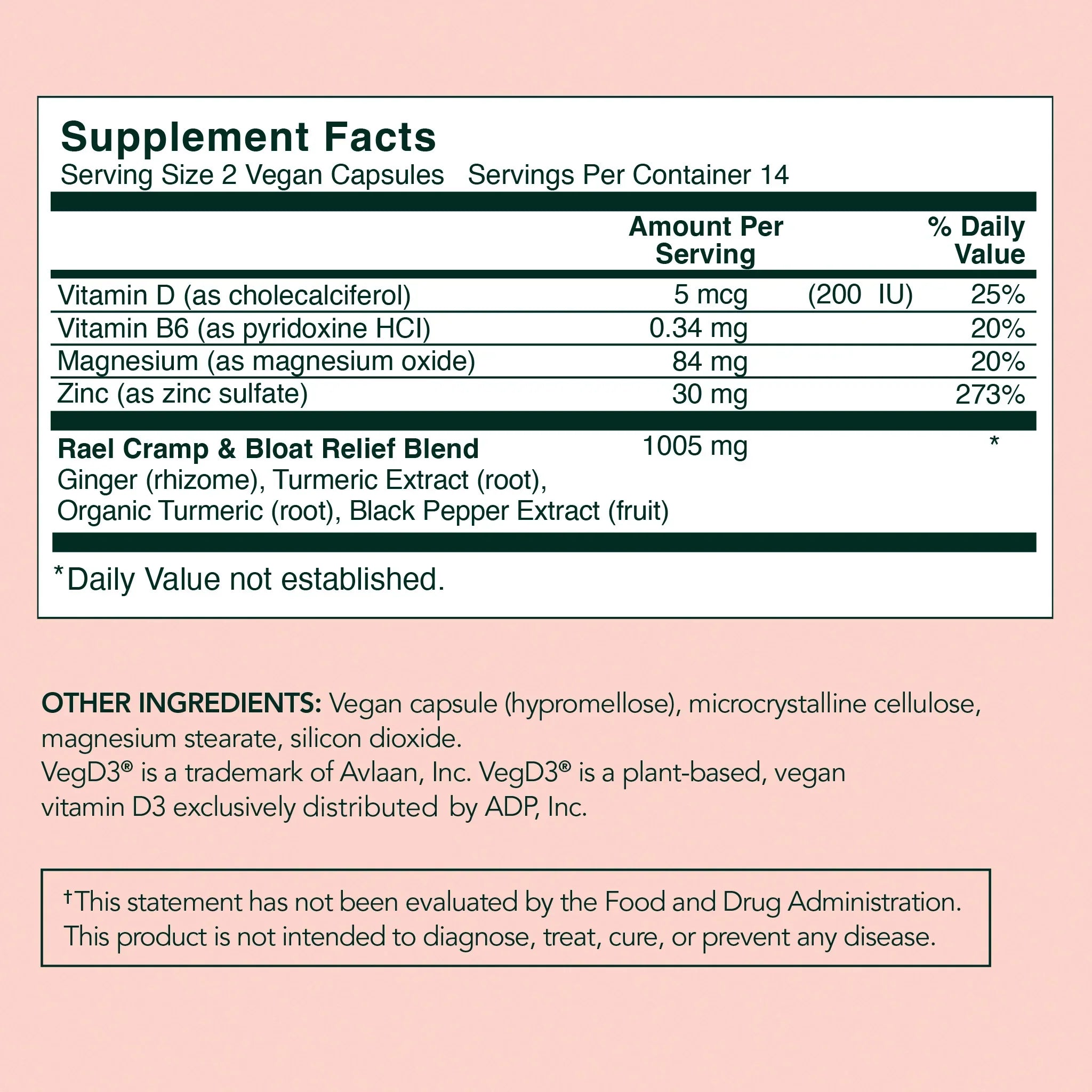 PMS Cramp & Bloat Supplement T0